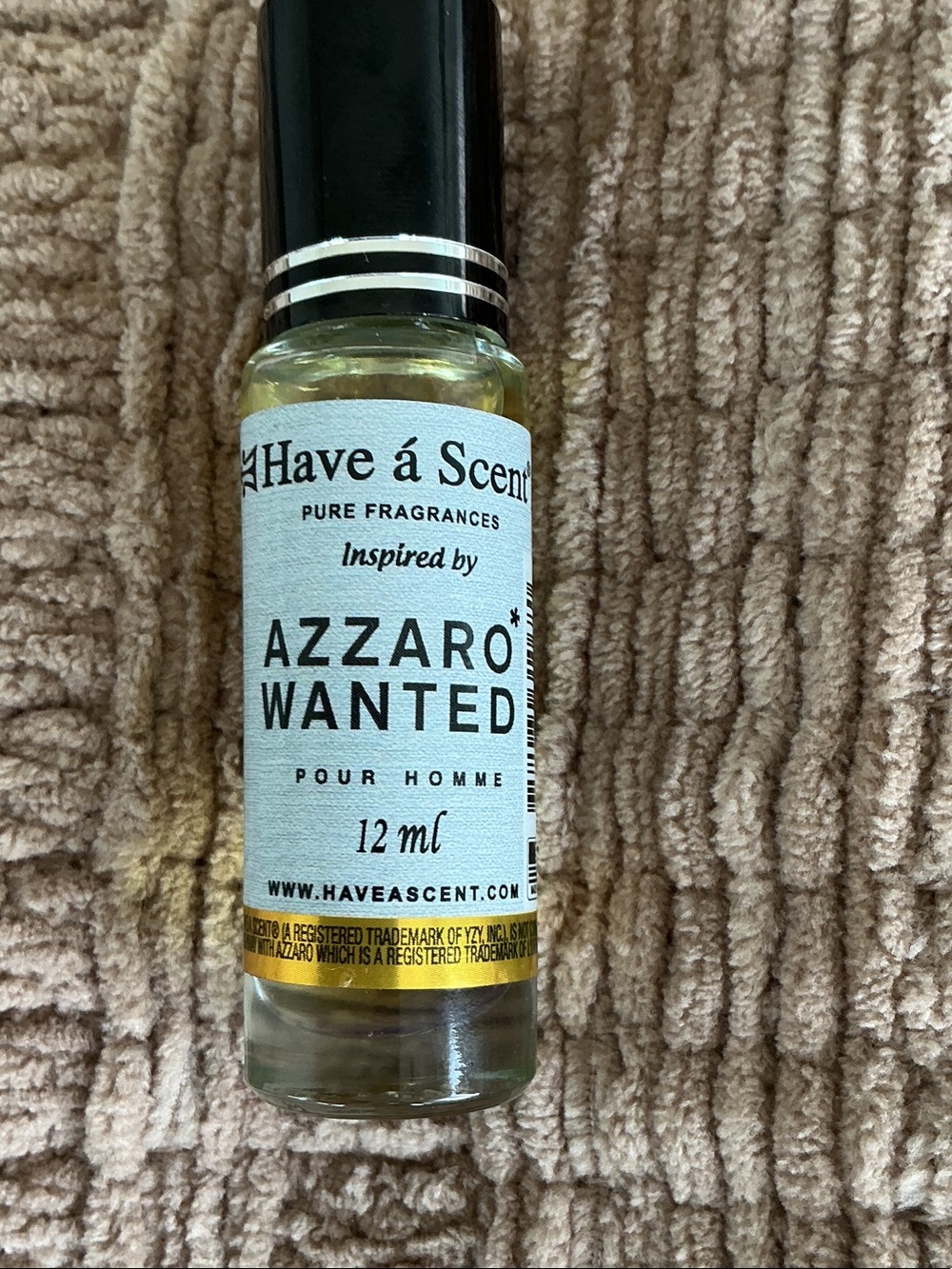 Azzaro Wanted Inspired Men's Fragrance Roll-On - Clear/Gold